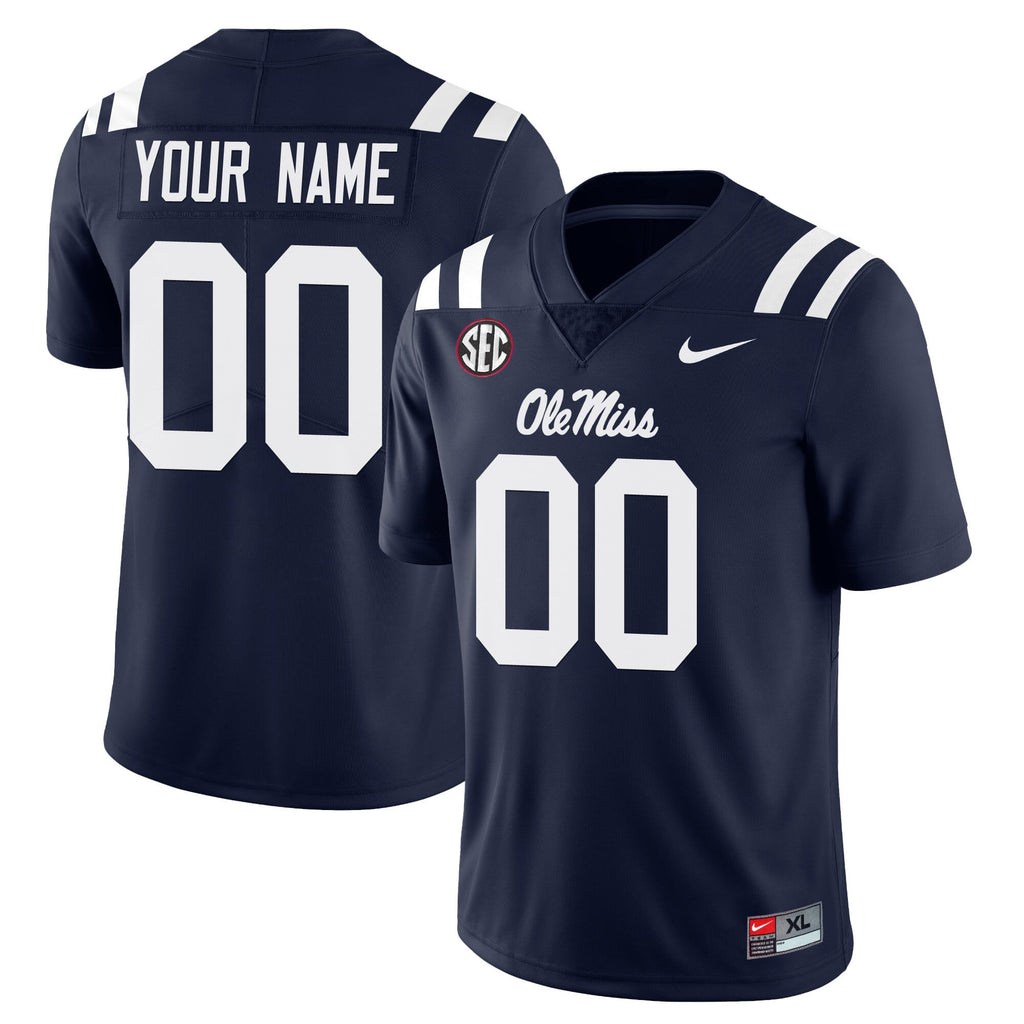 Ole Miss Rebels Football Players Limited Custom Jersey - All Stitched