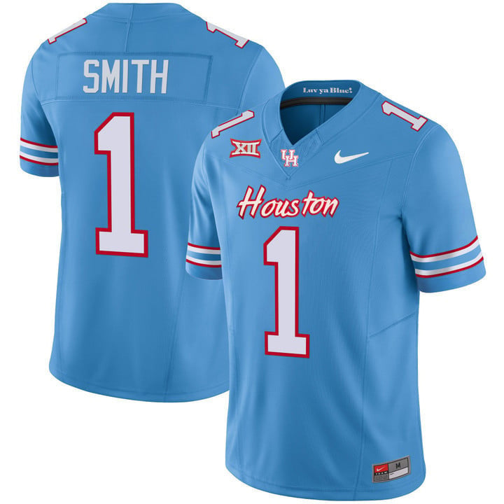 Youth's Houston Cougars 2023 Oilers Inspired Vapor Jersey - All Stitched