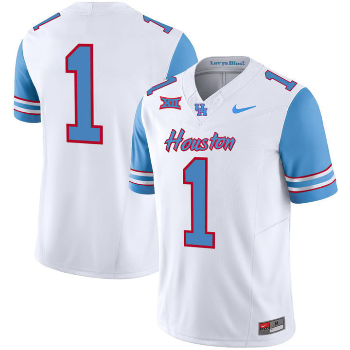 Youth's Houston Cougars 2023 Oilers Inspired Vapor Jersey - All Stitched