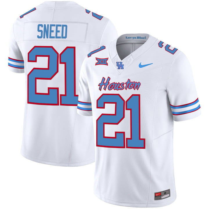 Youth's Houston Cougars 2023 Oilers Inspired Vapor Jersey - All Stitched