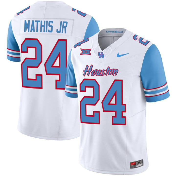 Youth's Houston Cougars 2023 Oilers Inspired Vapor Jersey - All Stitched