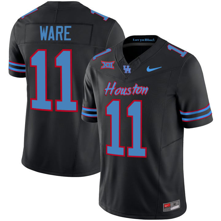 Youth's Houston Cougars 2023 Oilers Inspired Vapor Jersey - All Stitched