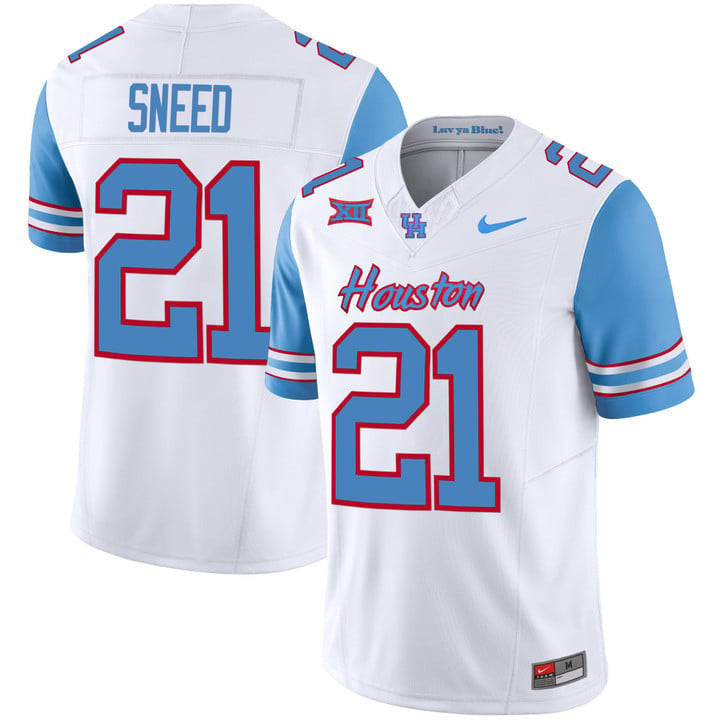 Youth's Houston Cougars 2023 Oilers Inspired Vapor Jersey - All Stitched