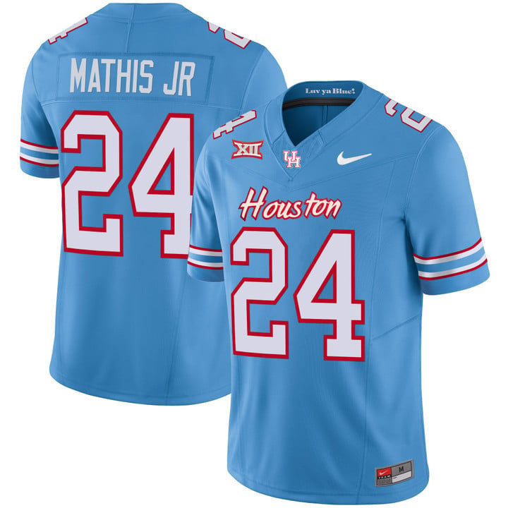 Youth's Houston Cougars 2023 Oilers Inspired Vapor Jersey - All Stitched