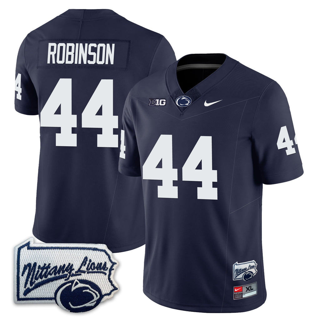Men’s Penn State Nittany Lions Football Jersey - Pennsylvania Map - All Stitched