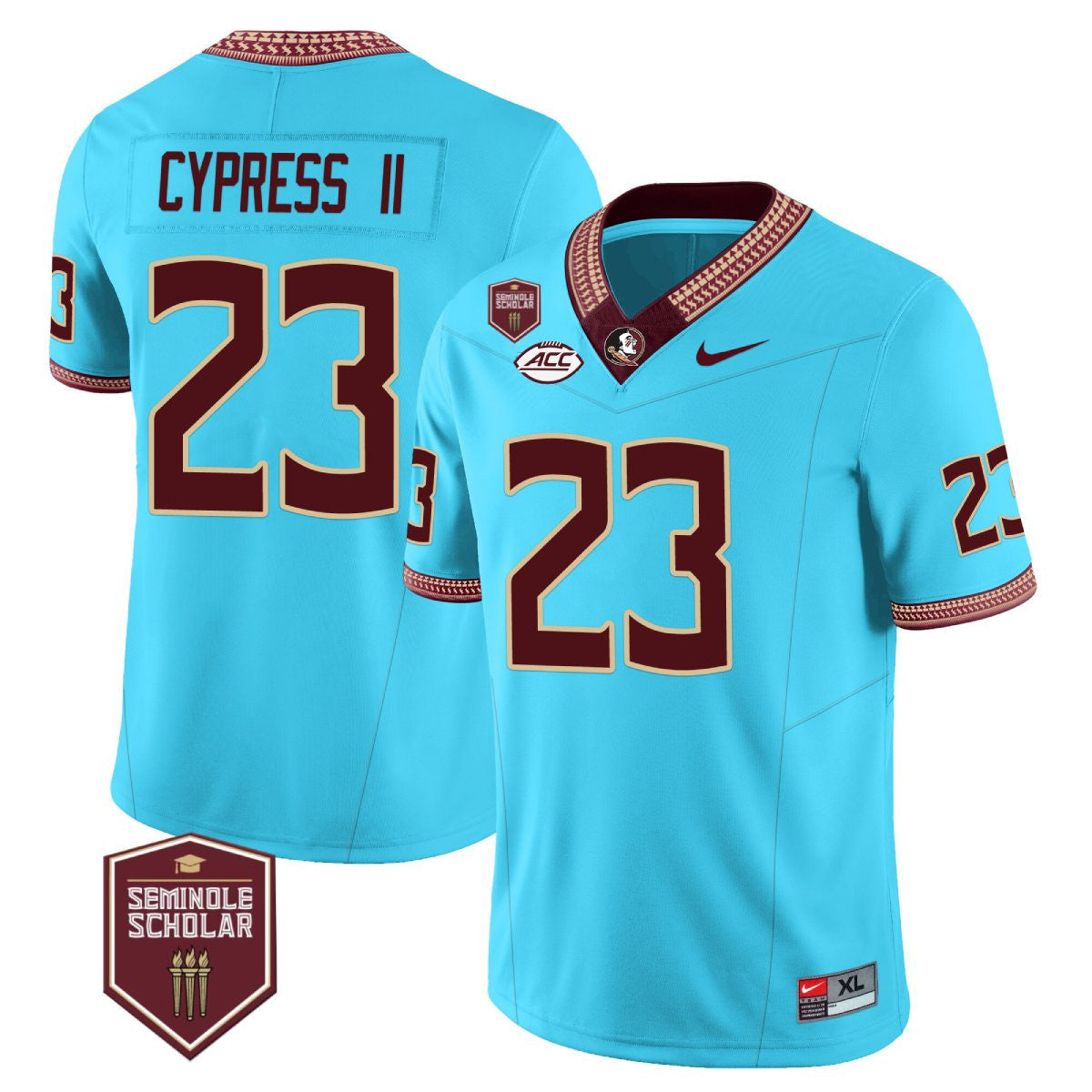 Women's Florida State Seminoles Seminole Heritage Football 2023 Jersey - All Stitched