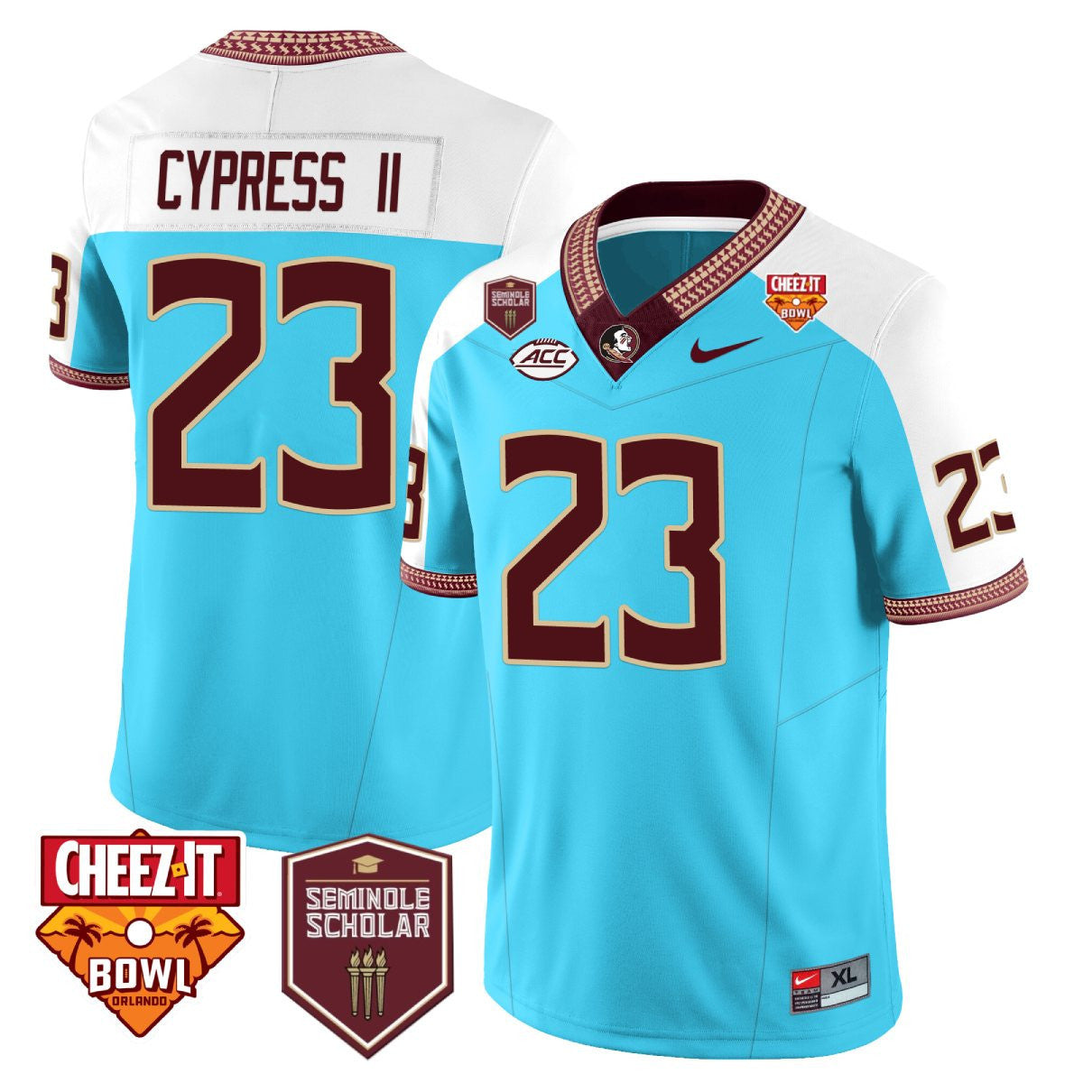 Women's Florida State Seminoles Seminole Heritage Football 2023 Jersey - All Stitched