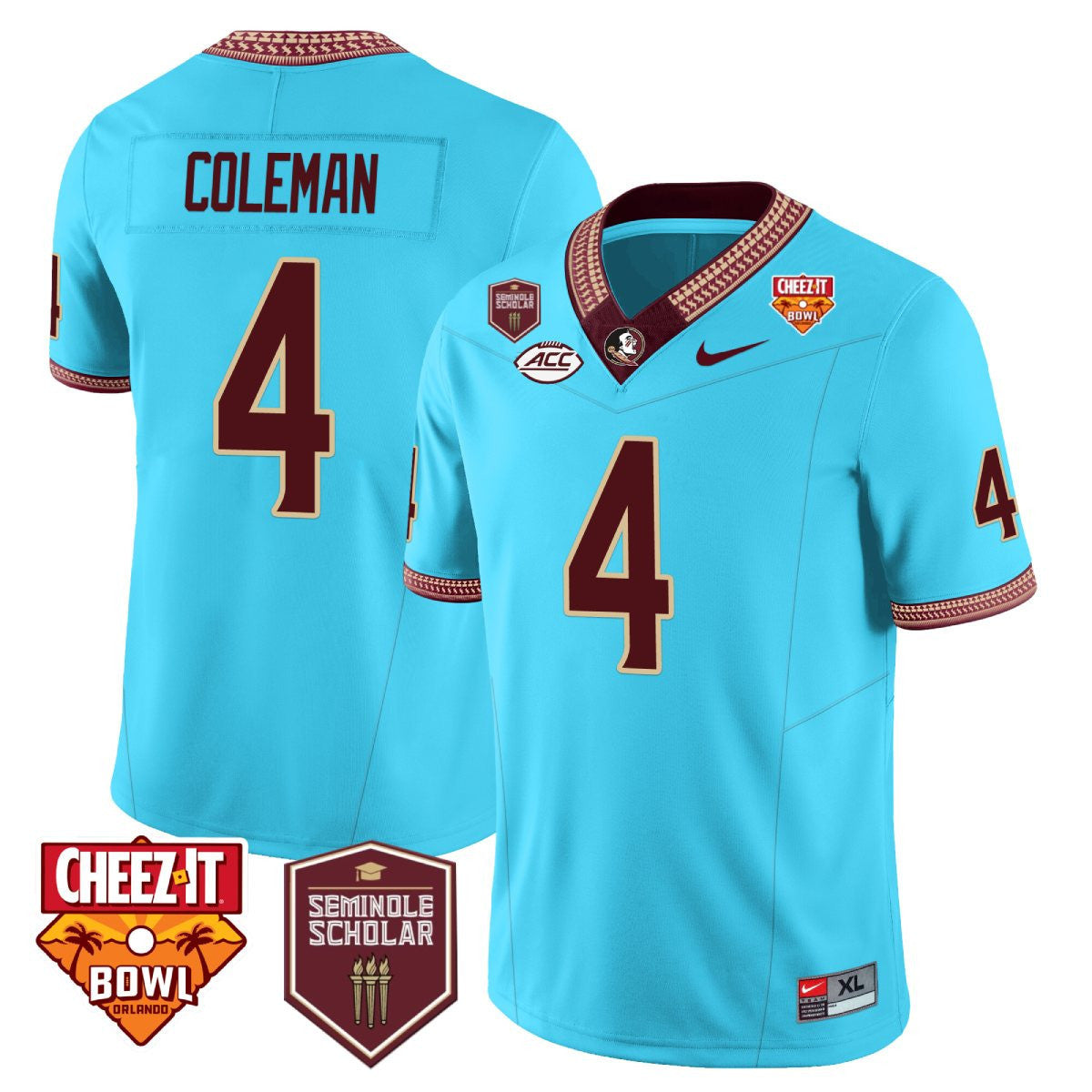 Women's Florida State Seminoles Seminole Heritage Football 2023 Jersey - All Stitched
