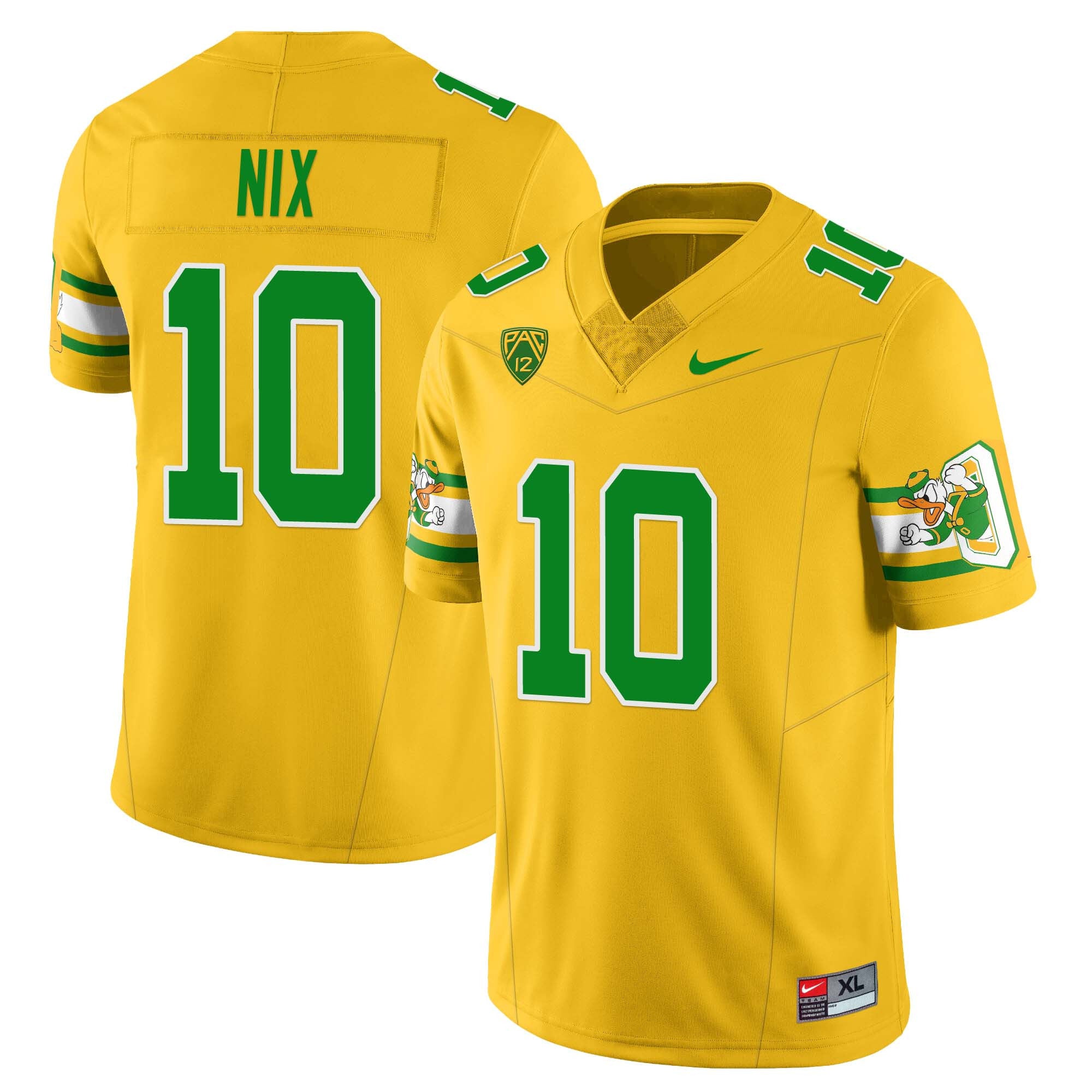 Menâs Oregon Ducks âMighty Oregonâ Throwback Football Uniforms â All Stitched