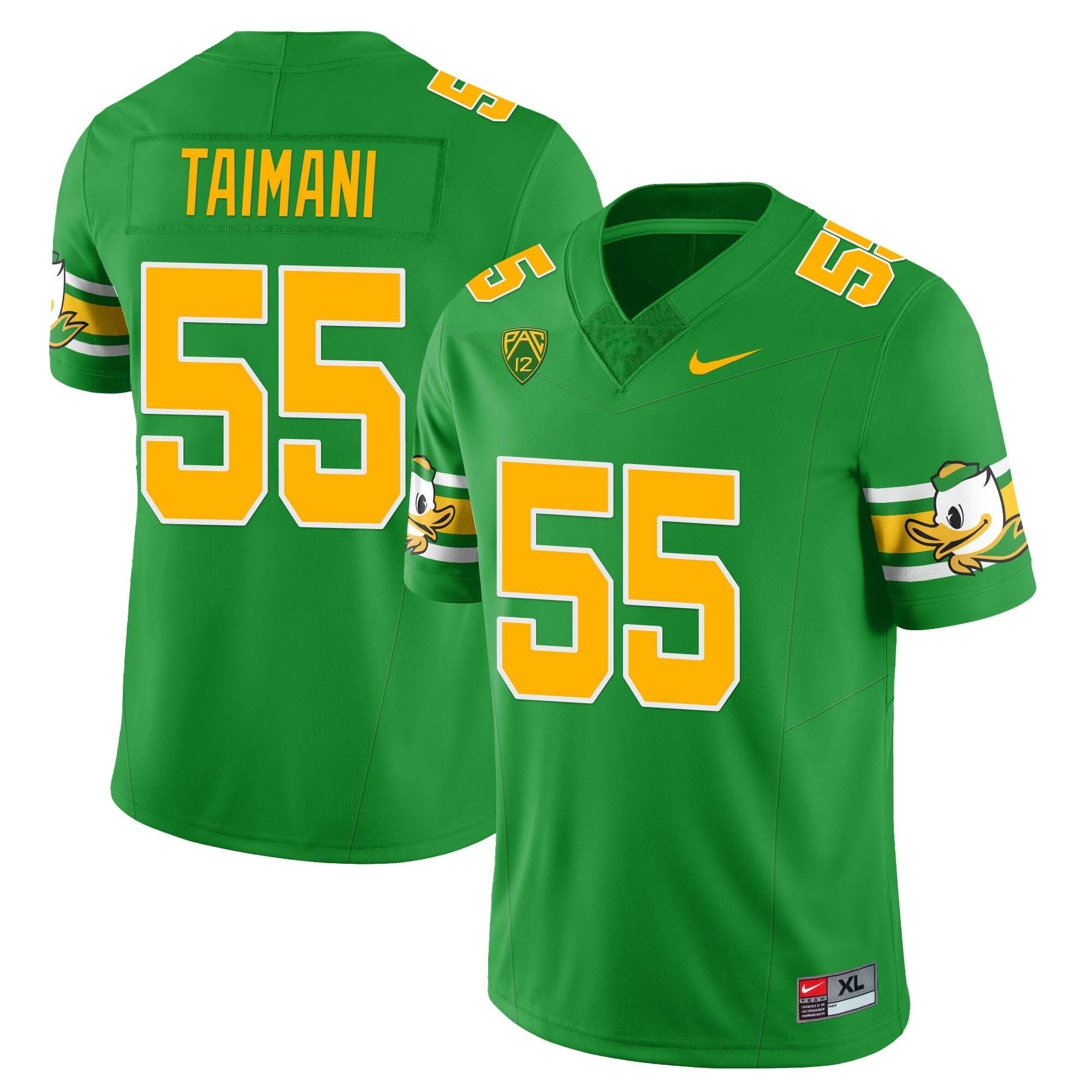 Womenâs Oregon Ducks âMighty Oregonâ Throwback Football Jersey â All Stitched