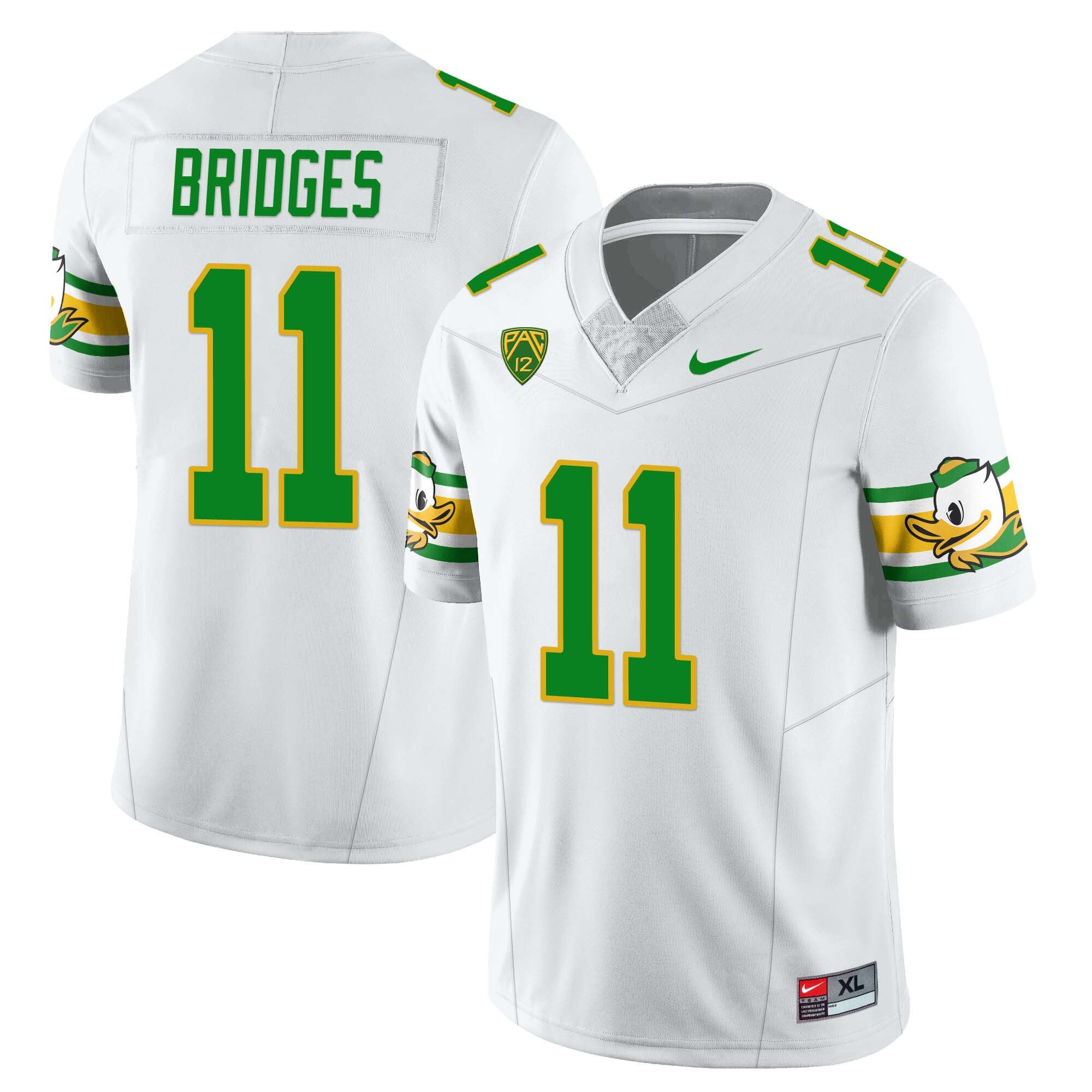Womenâs Oregon Ducks âMighty Oregonâ Throwback Football Jersey â All Stitched