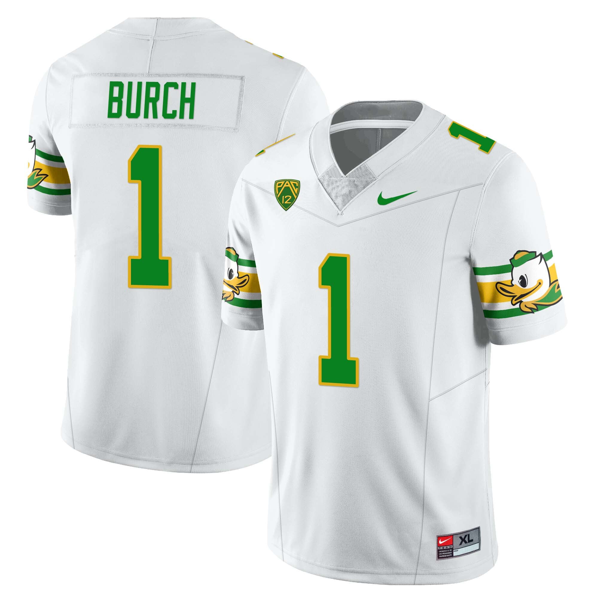 Womenâs Oregon Ducks âMighty Oregonâ Throwback Football Jersey â All Stitched