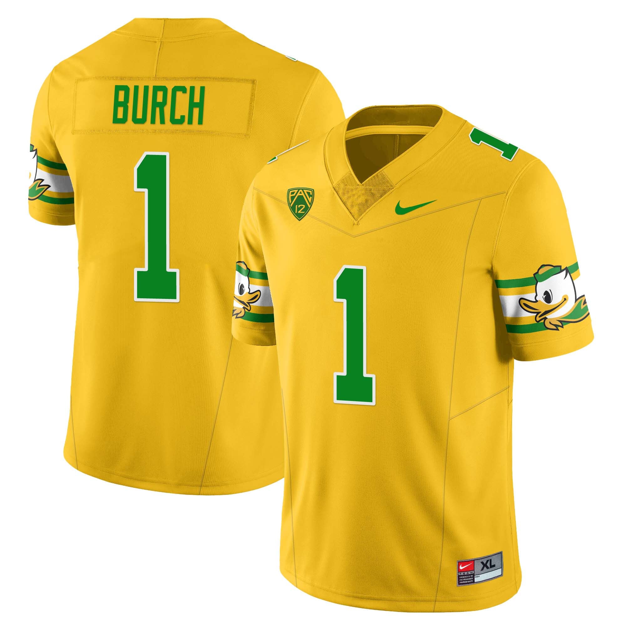 Womenâs Oregon Ducks âMighty Oregonâ Throwback Football Jersey â All Stitched