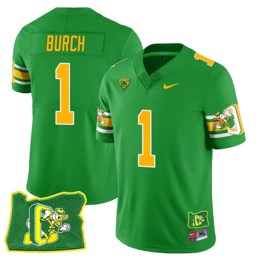 Women’s Oregon Ducks ‘Mighty Oregon’ Throwback Football Stitched Jersey – Oregon State