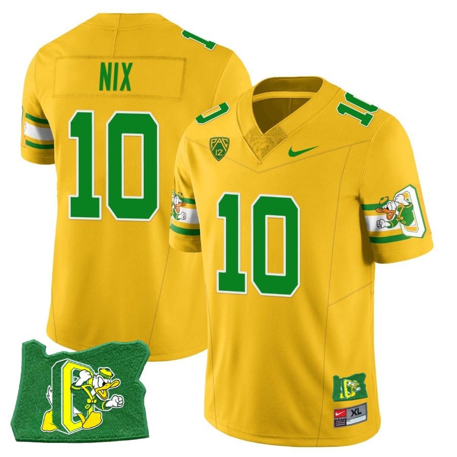 Women’s Oregon Ducks ‘Mighty Oregon’ Throwback Football Stitched Jersey – Oregon State