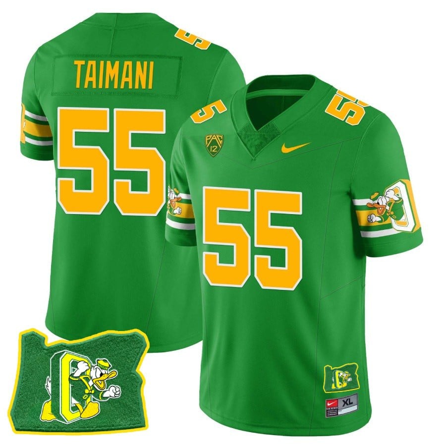 Women’s Oregon Ducks ‘Mighty Oregon’ Throwback Football Stitched Jersey – Oregon State