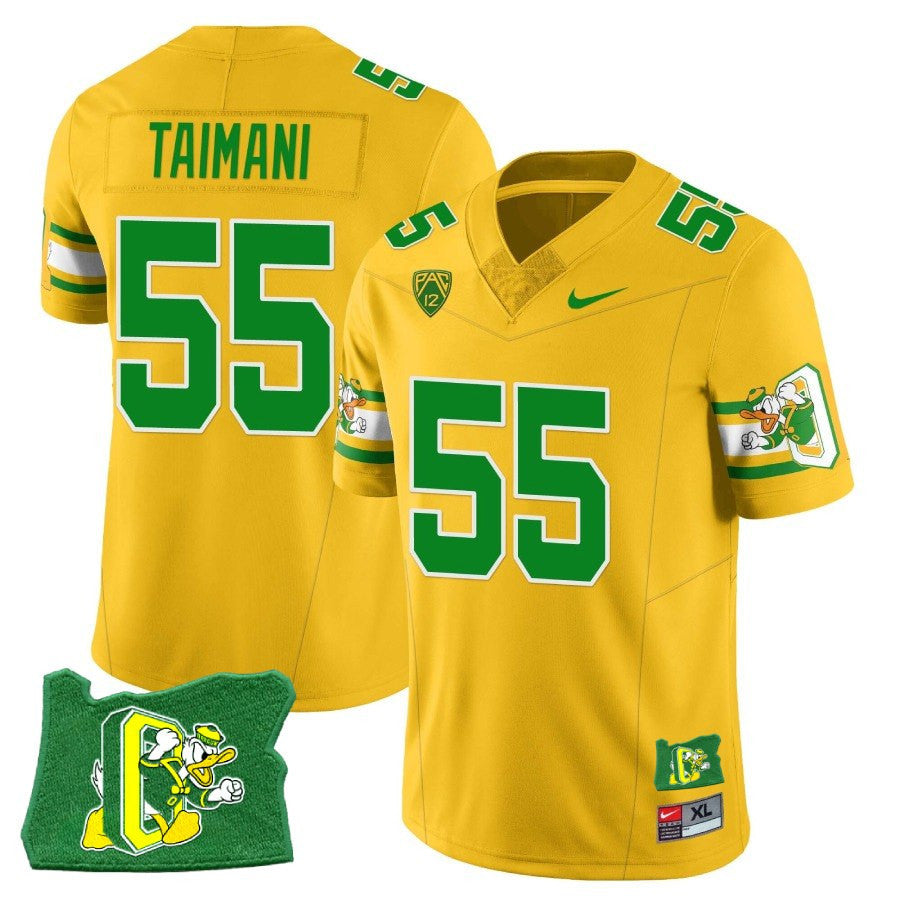 Womenâs Oregon Ducks âMighty Oregonâ Throwback Football Stitched Jersey â Oregon State