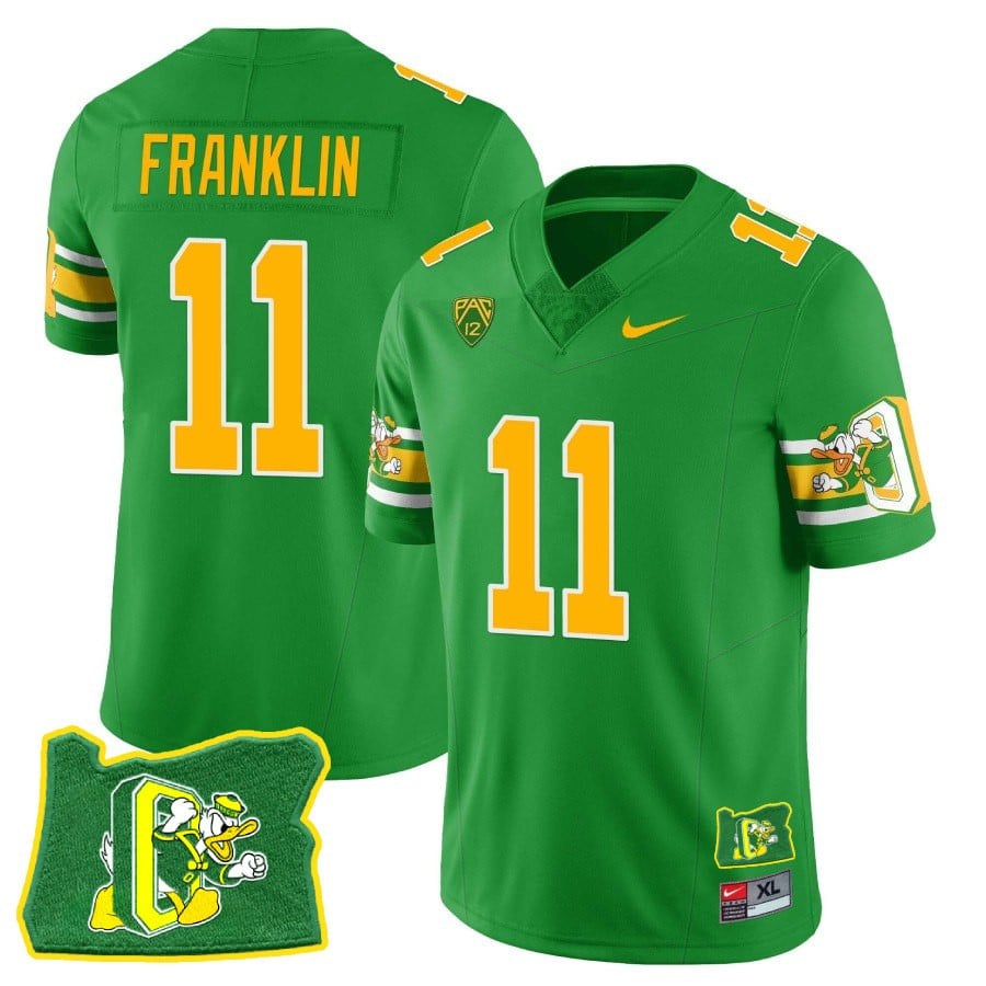Women’s Oregon Ducks ‘Mighty Oregon’ Throwback Football Stitched Jersey – Oregon State