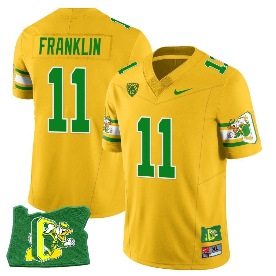 Women’s Oregon Ducks ‘Mighty Oregon’ Throwback Football Stitched Jersey – Oregon State