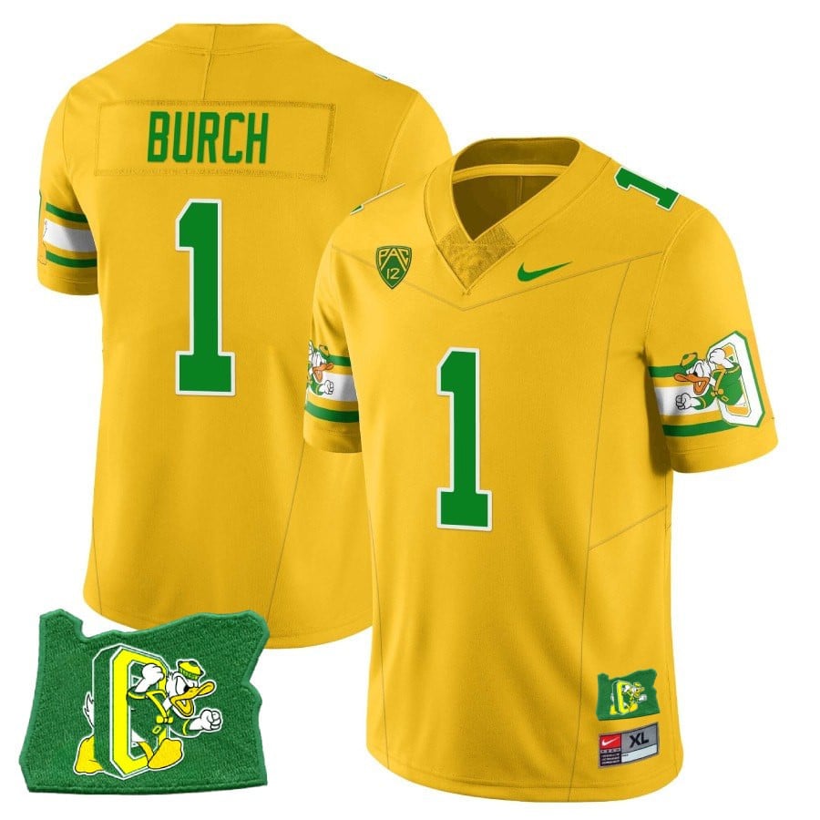Women’s Oregon Ducks ‘Mighty Oregon’ Throwback Football Stitched Jersey – Oregon State