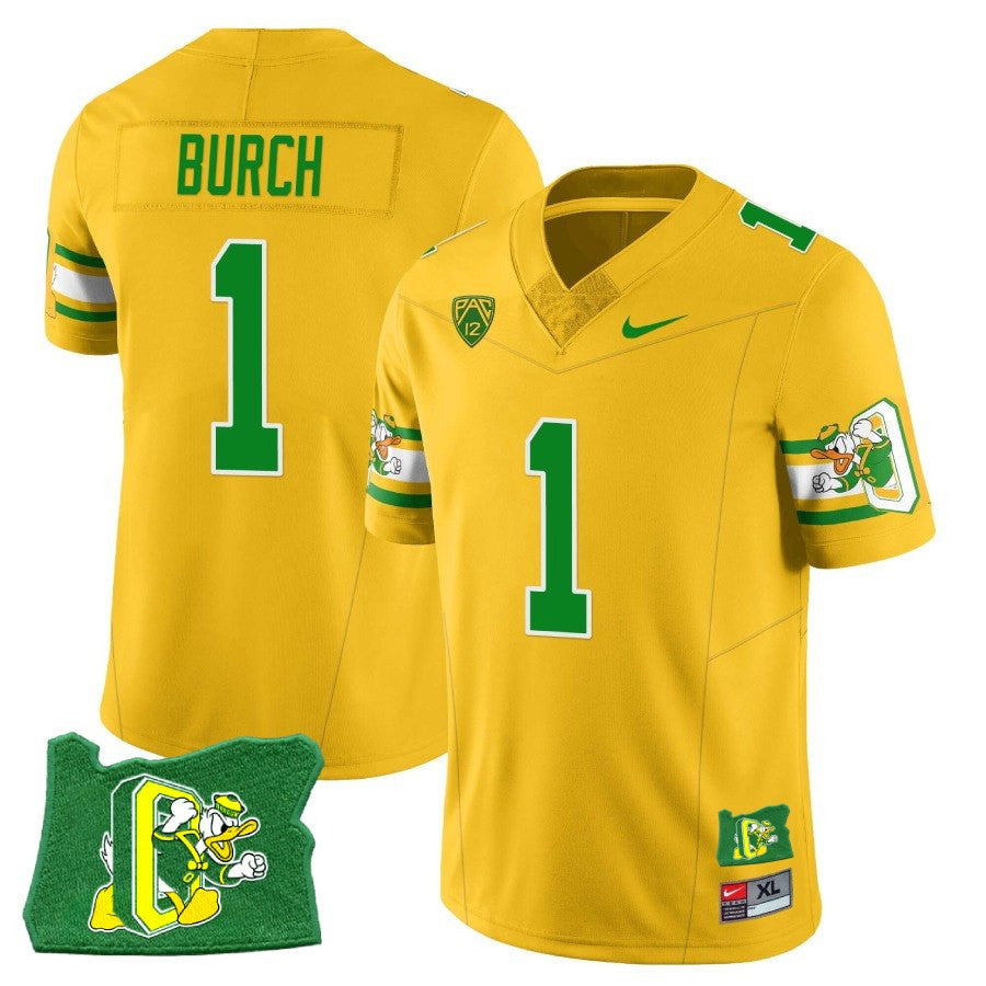 Womenâs Oregon Ducks âMighty Oregonâ Throwback Football Stitched Jersey â Oregon State