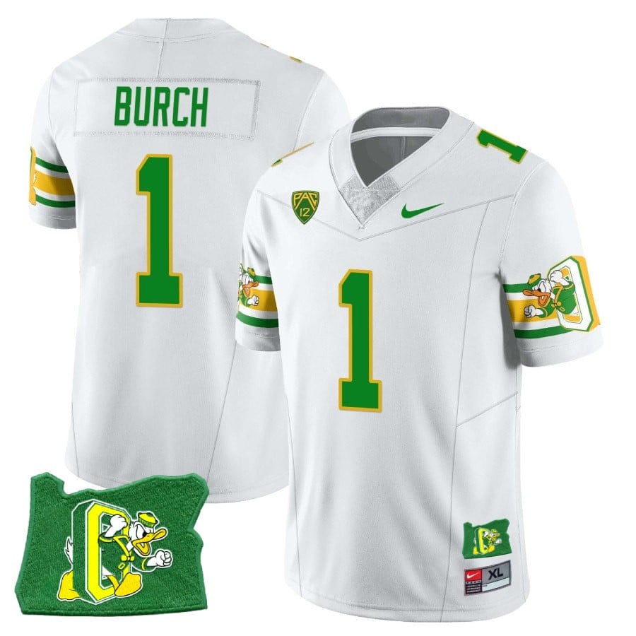 Women’s Oregon Ducks ‘Mighty Oregon’ Throwback Football Stitched Jersey – Oregon State