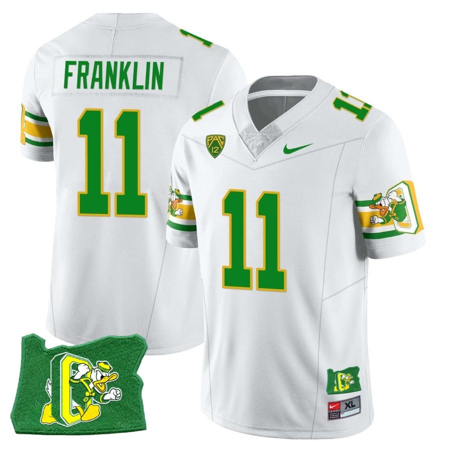 Women’s Oregon Ducks ‘Mighty Oregon’ Throwback Football Stitched Jersey – Oregon State