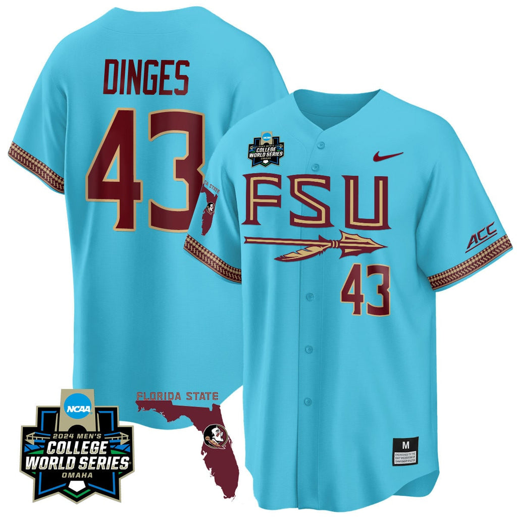 Men's Florida State Seminoles 2024 College World Series Vapor Premier Limited Jersey V2 - All Stitched