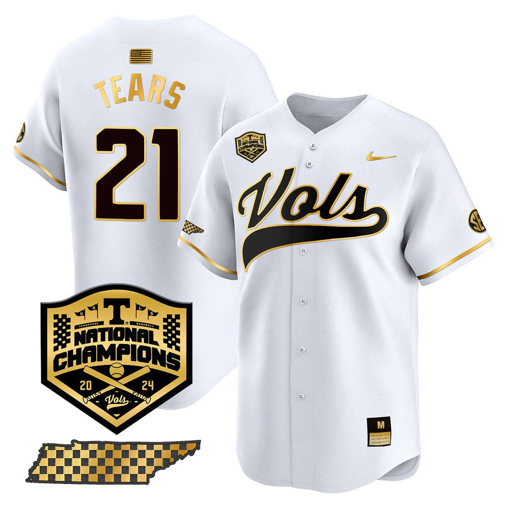 Men's Tennessee Volunteers 2024 National Champions Vapor Premier Limited Jersey - All Stitched