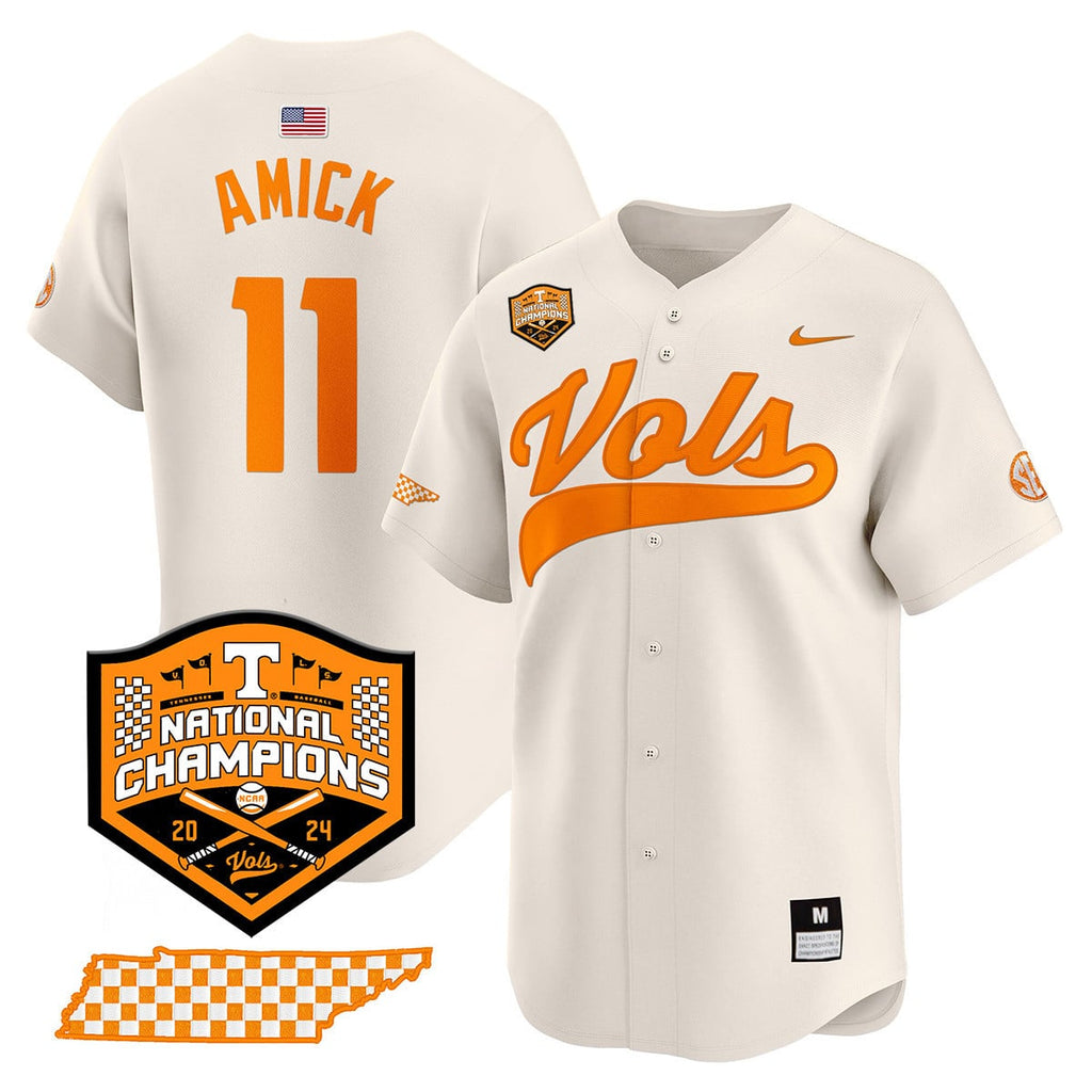 Women's Tennessee Volunteers 2024 National Champions Vapor Premier Limited Jersey - All Stitched