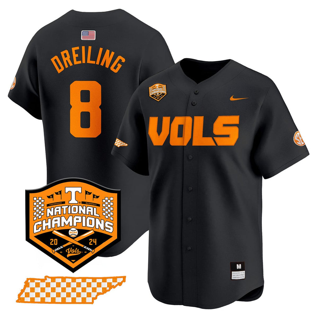 Men's Tennessee Volunteers 2024 National Champions Vapor Premier Limited Jersey V1 - All Stitched