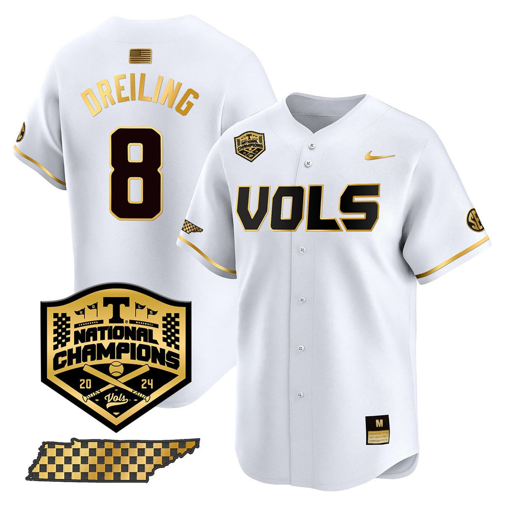 Men's Tennessee Volunteers 2024 National Champions Vapor Premier Limited Jersey V1 - All Stitched