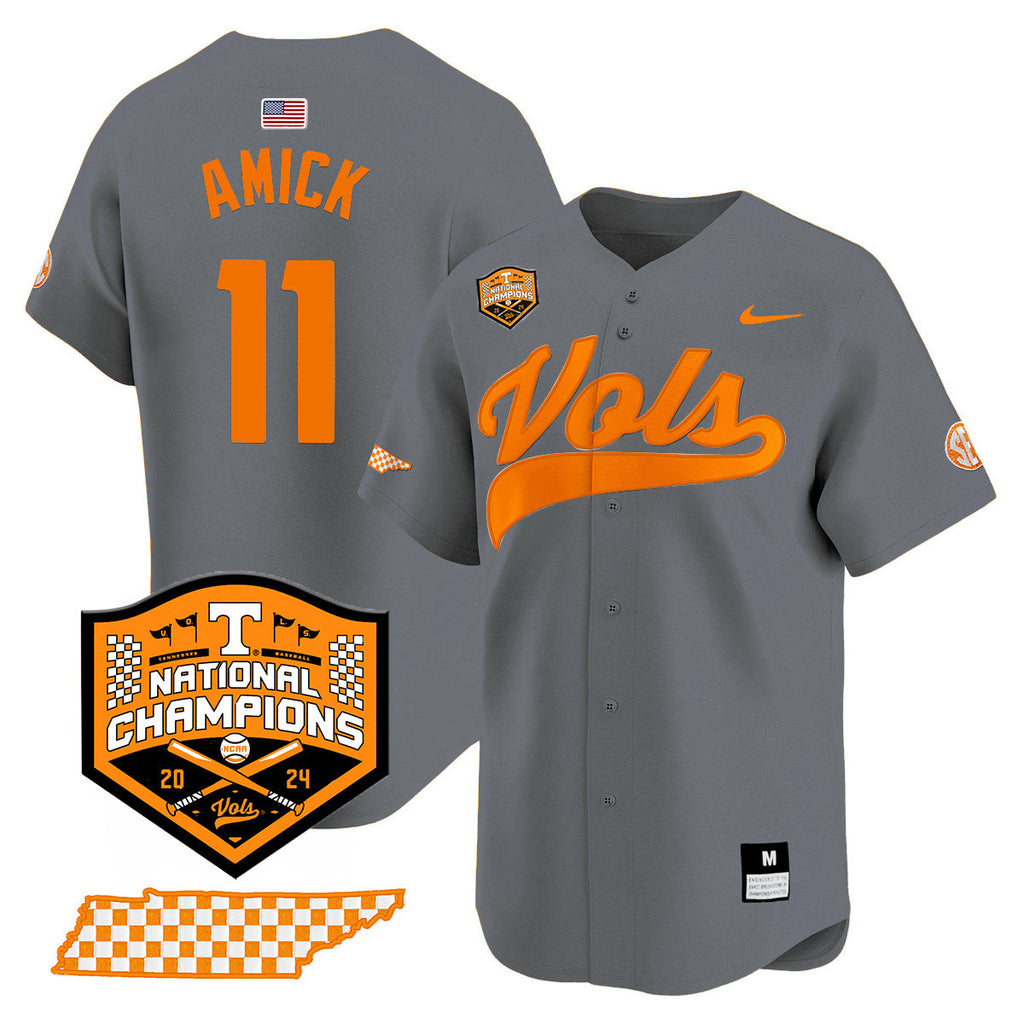 Women's Tennessee Volunteers 2024 National Champions Vapor Premier Limited Jersey - All Stitched