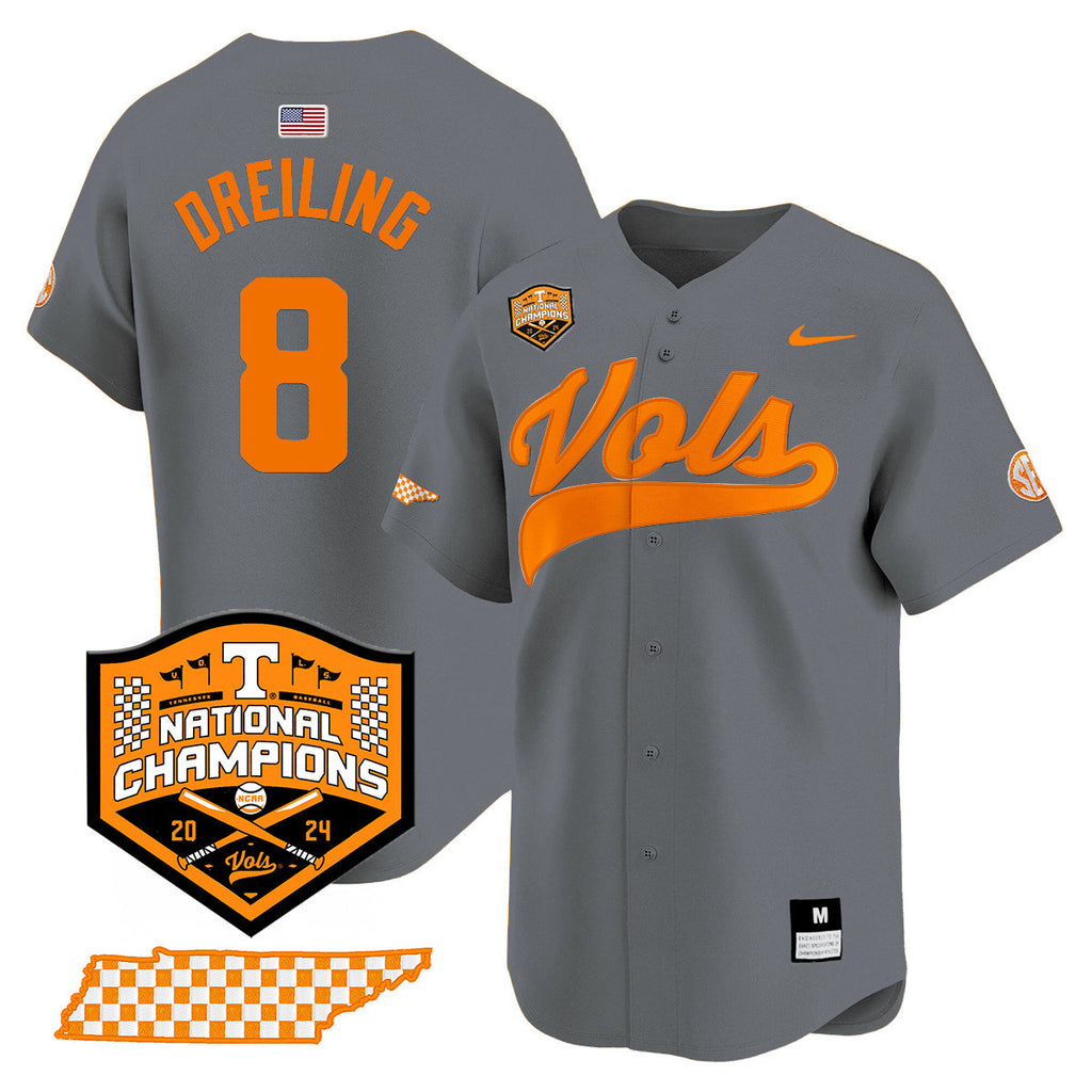 Women's Tennessee Volunteers 2024 National Champions Vapor Premier Limited Jersey - All Stitched