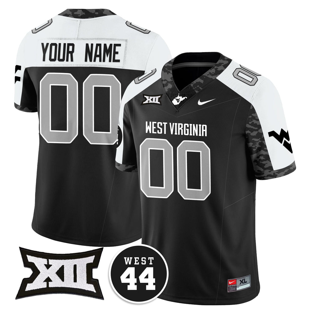 Custom Name/Gender West Virginia Mountaineers 2024 Vapor Limited Jersey - All Stitched - Honor Jerry West