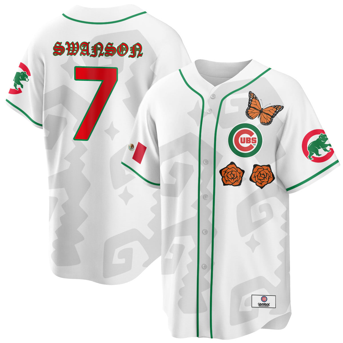 Women's Chicago Cubs "Xicago" Mexican Heritage Jersey - All Stitched
