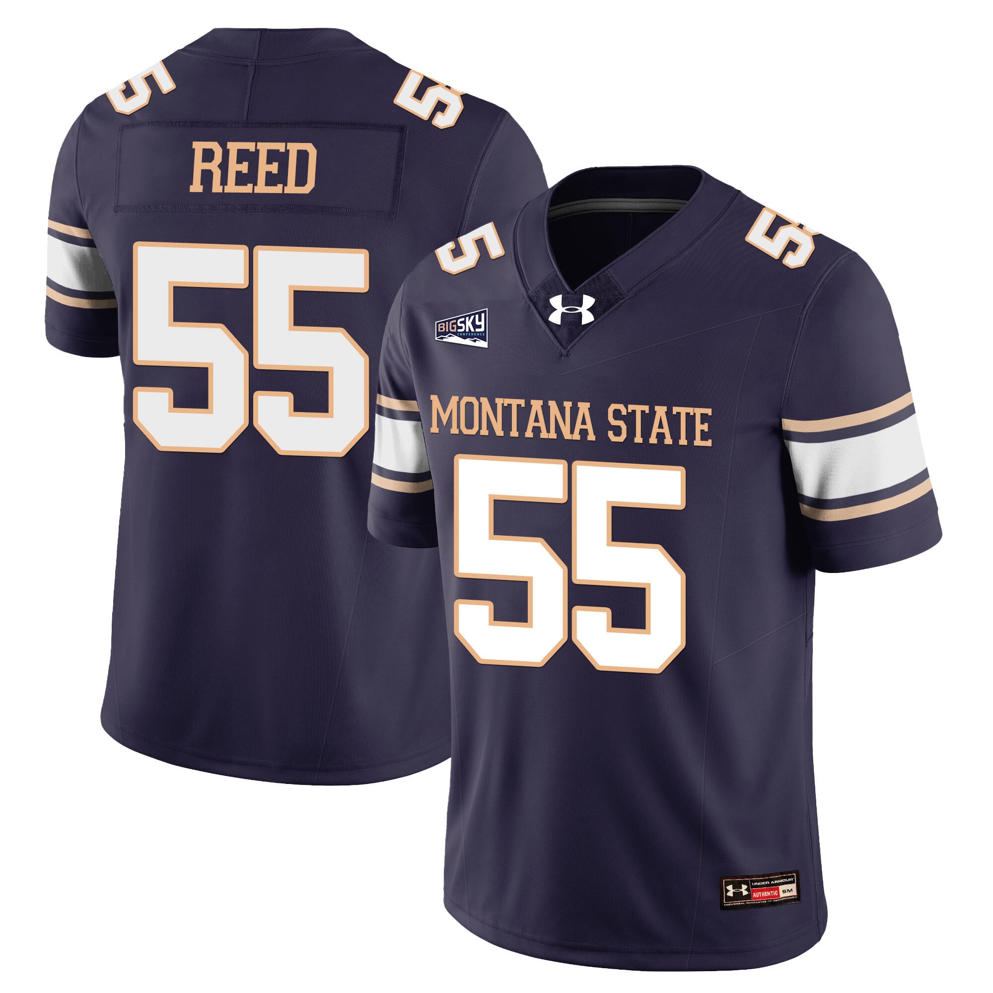 Women's Montana State Bobcat Football Jersey - All Stitched
