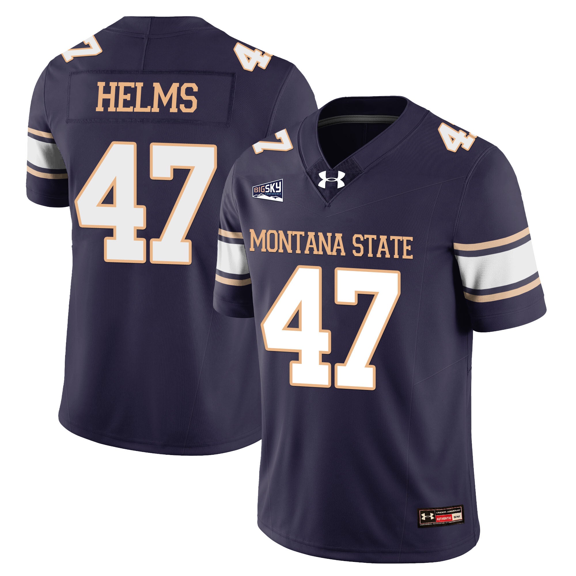Women's Montana State Bobcat Football Jersey - All Stitched