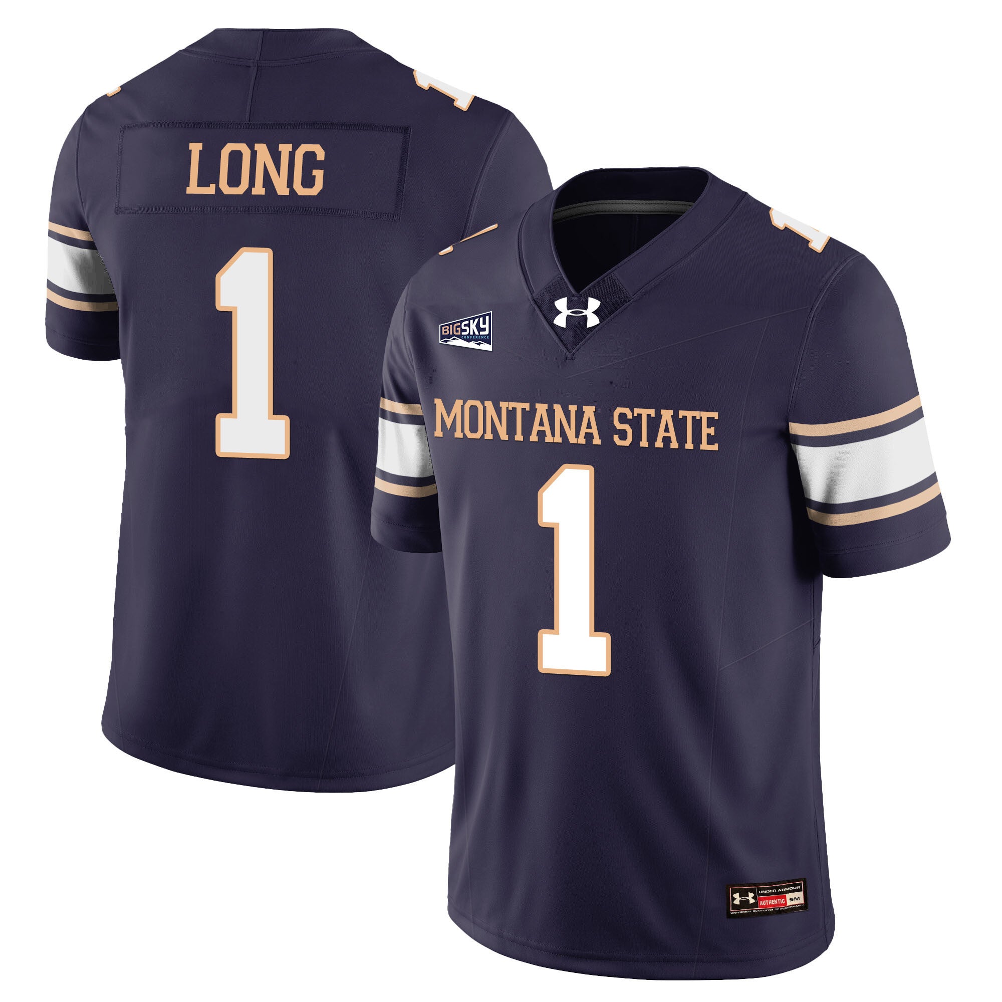 Women's Montana State Bobcat Football Jersey - All Stitched