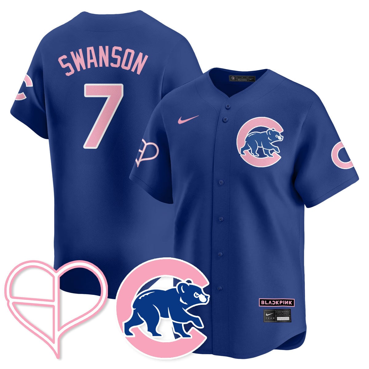 Women's Chicago Cubs BL??KPI?K 2025 Limited Jersey - All Stitched