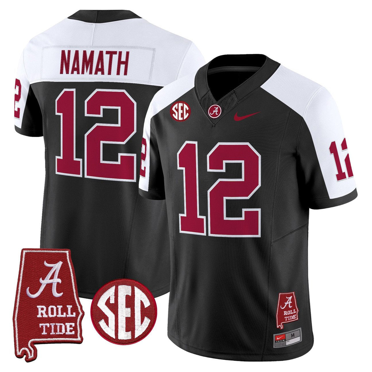 Women's Alabama Crimson Tide Throwback Vapor Limited Jersey - Alabama Map - All Stitched
