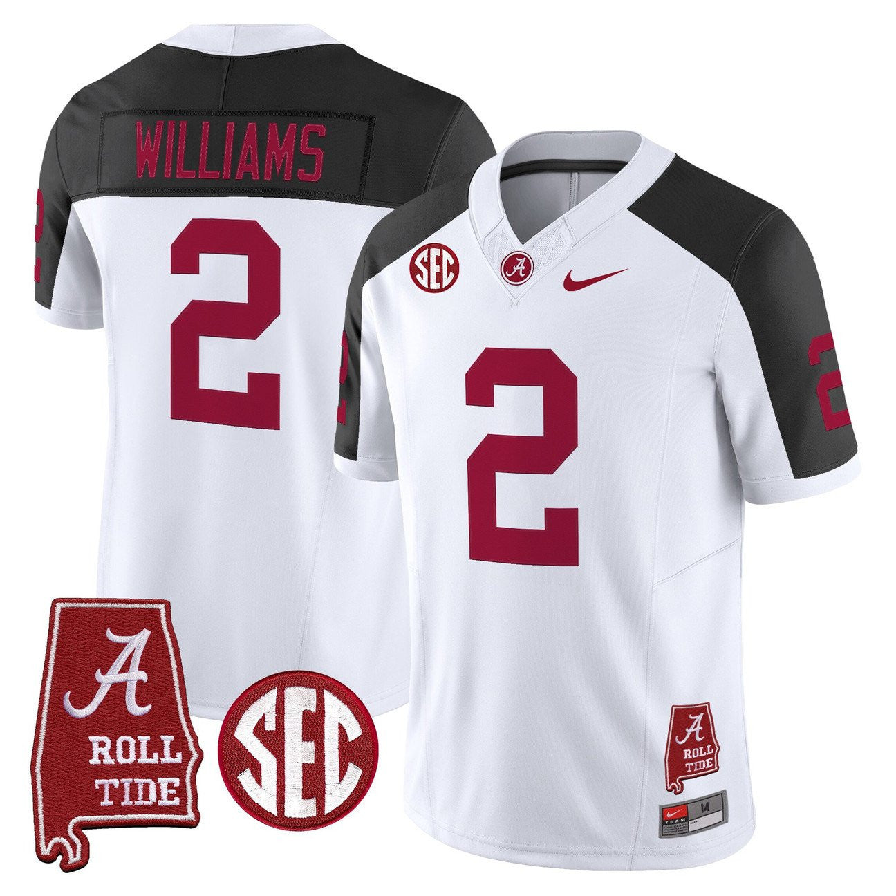 Women's Alabama Crimson Tide Throwback Vapor Limited Jersey - Alabama Map - All Stitched