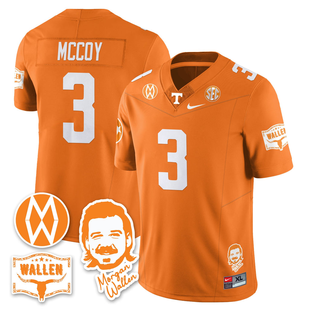 Women's Tennessee Volunteers Morgan Wallen 2025 Jersey - All Stitched