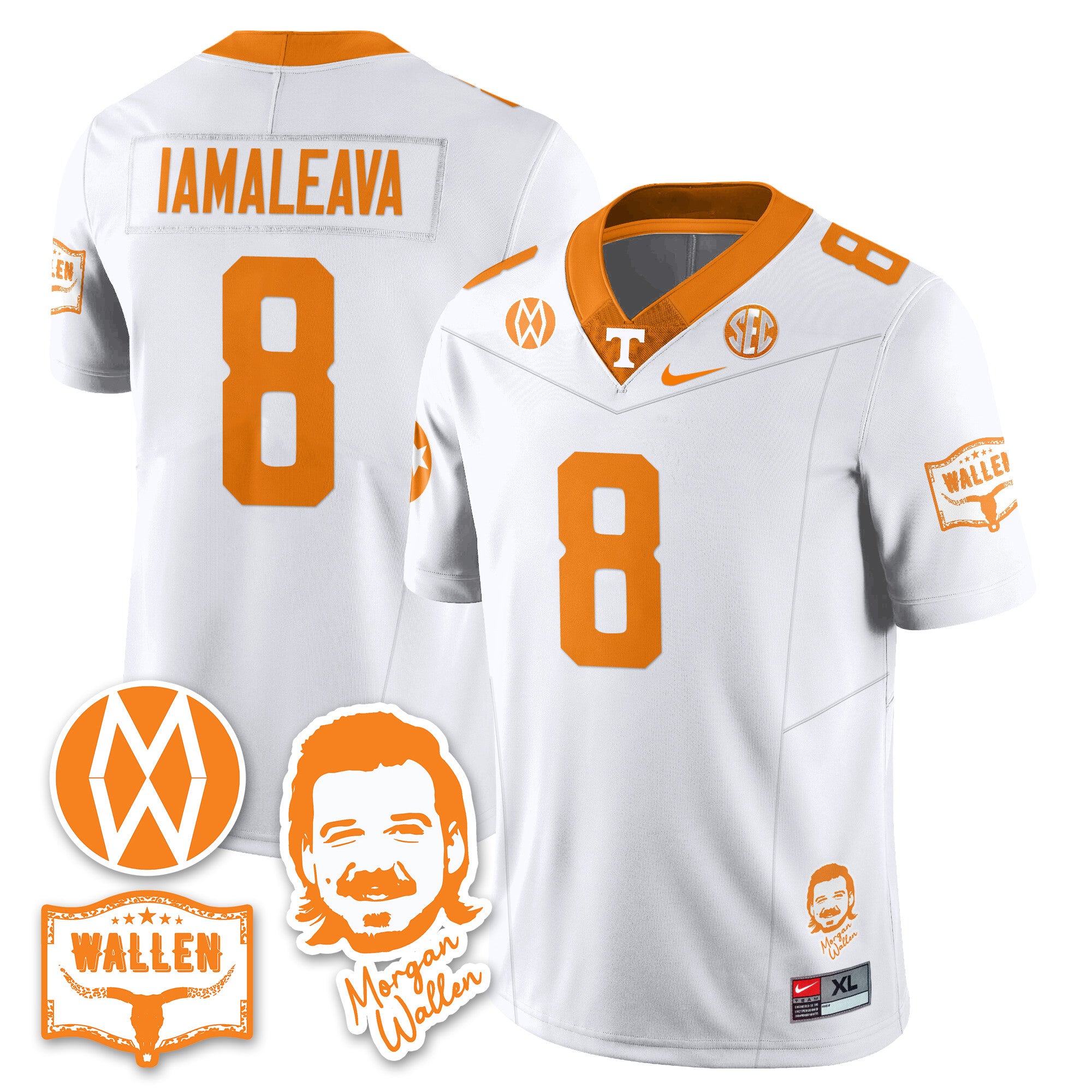Women's Tennessee Volunteers Morgan Wallen 2025 Jersey - All Stitched