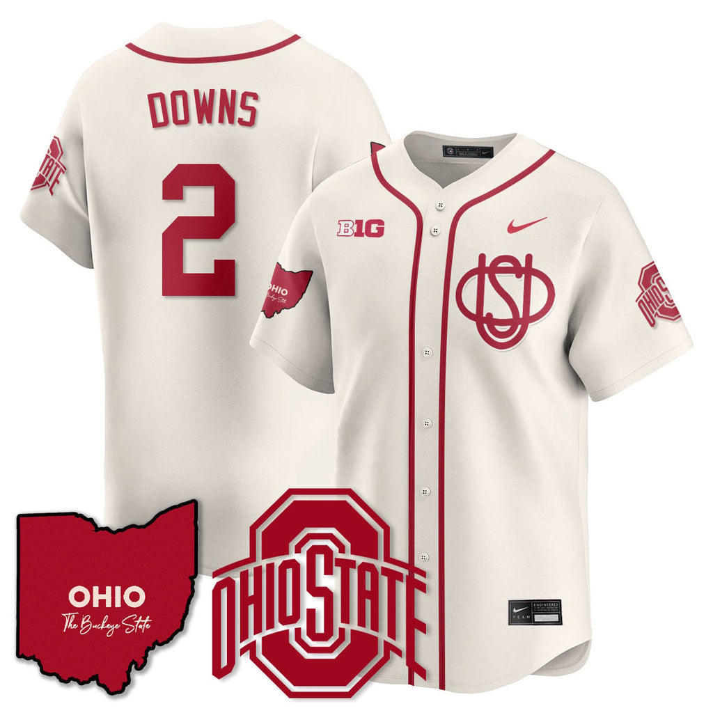 Women's Ohio State Buckeyes 2025 Wordmark Jersey - All Stitched
