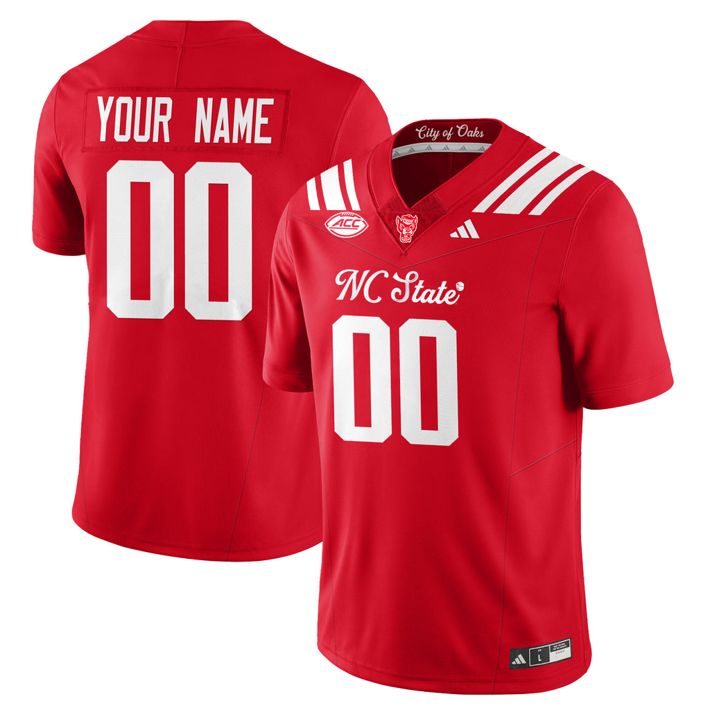 Women's NC State Wolfpack Football "City of Oaks" Jersey - All Stitched