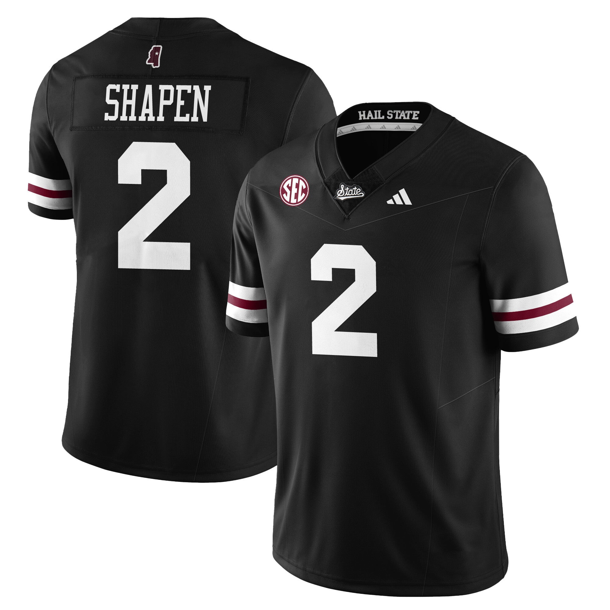 Women's Mississippi State Football "Darkness" Limited Jersey - All Stitched