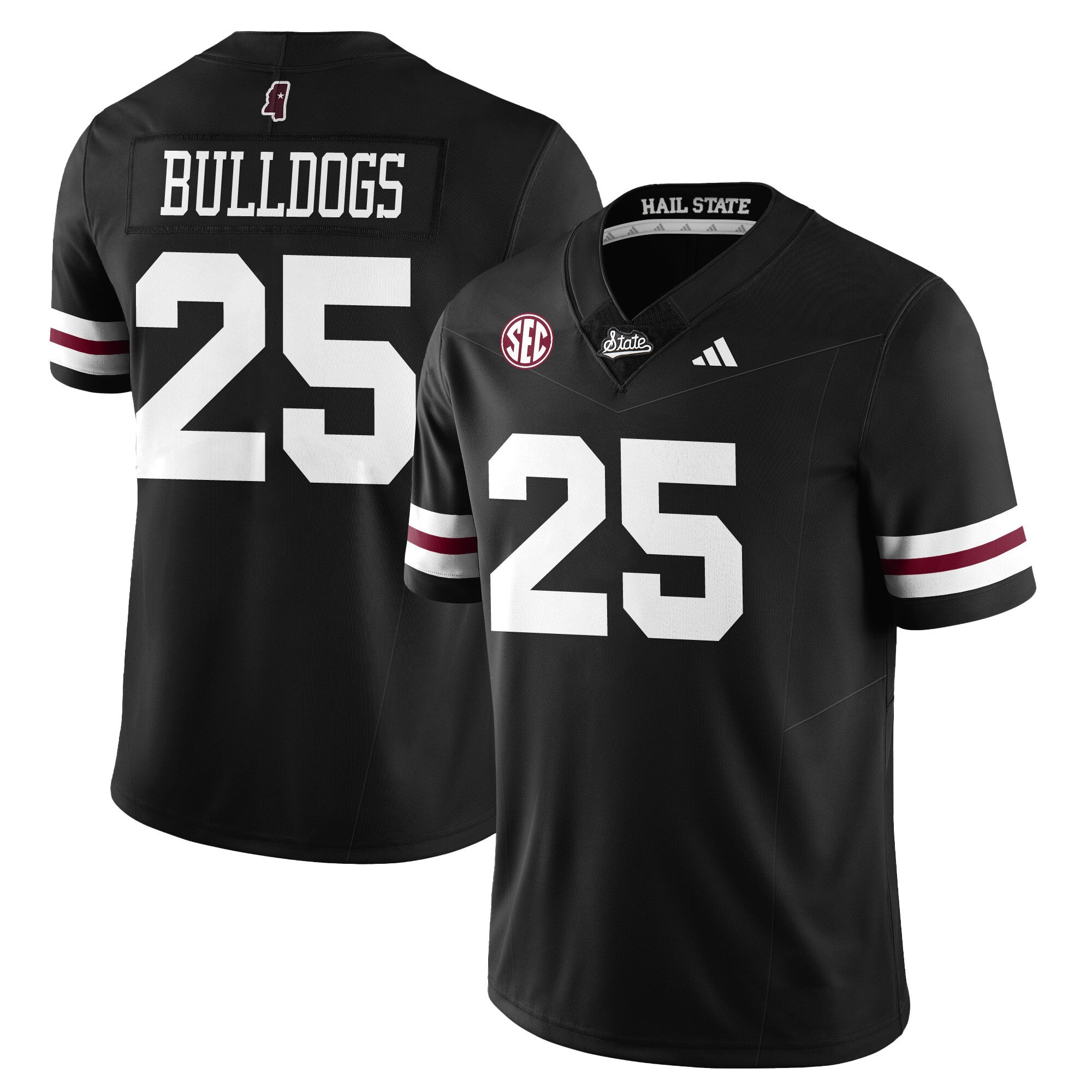 Women's Mississippi State Football "Darkness" Limited Jersey - All Stitched