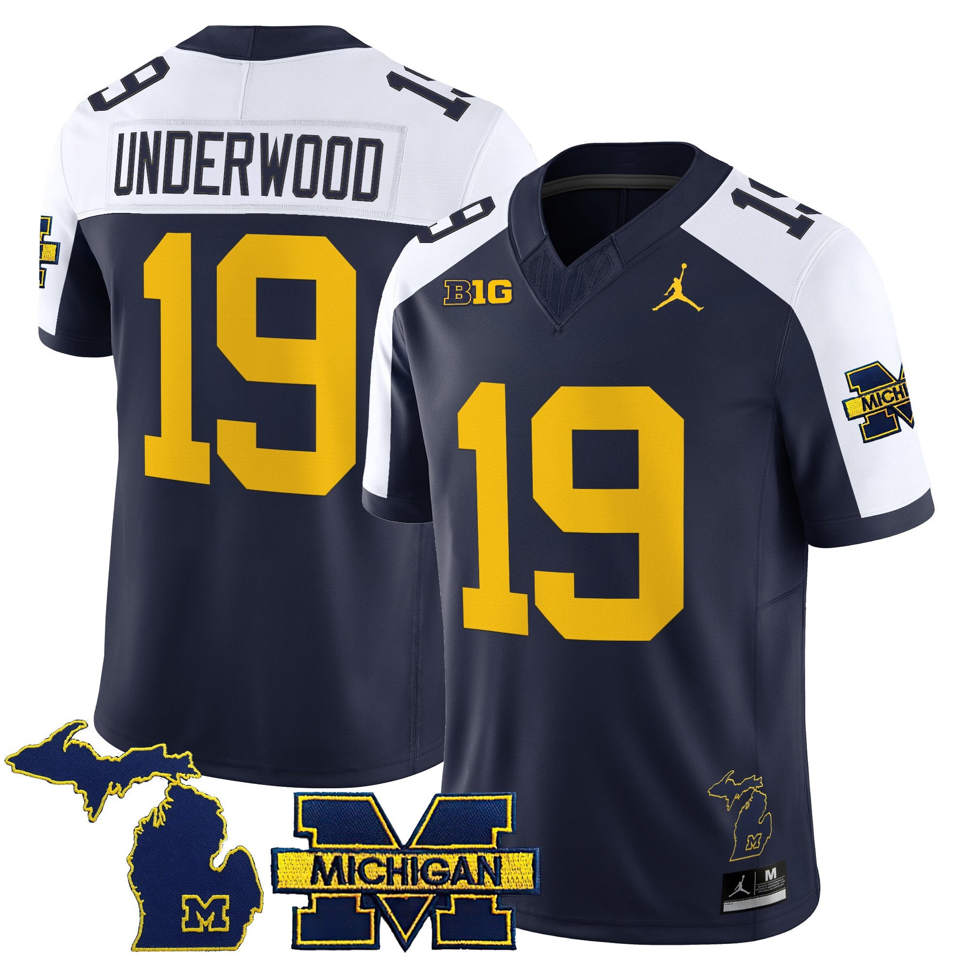 Women's Michigan Wolverines 2025 Vapor Limited Jersey - All Stitched