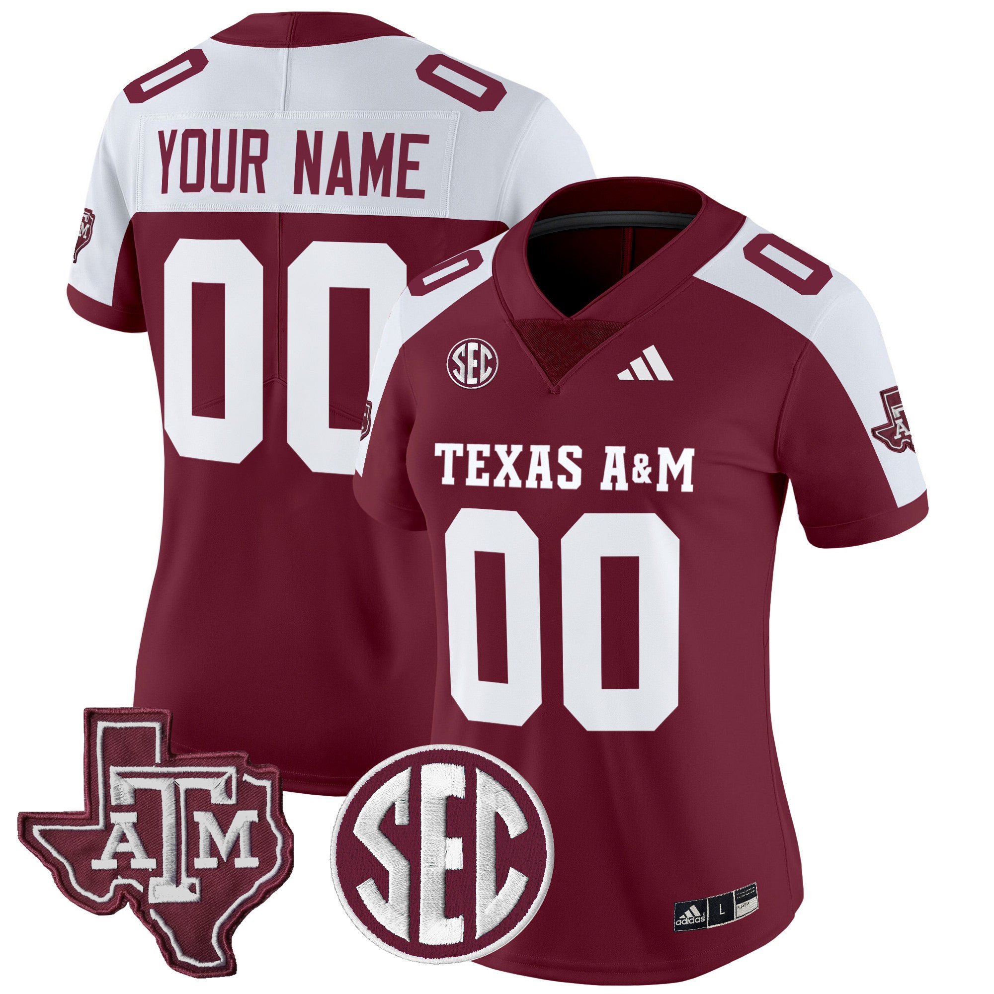 Texas A&M Aggies 2025 Vapor Limited Custom Jersey - All Stitched